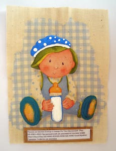 Рисунок (на текстиле) Контур в стикере PicTixx Опухающий 29мл KR-49801-49820,Прозорий клей для декуп