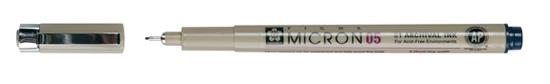 Лінер "Pigma Micron05" 0,45мм водостійкий SAKURA Bruynzeel СИНІЙ