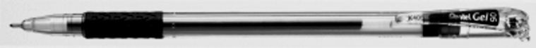 Ручка гелева Pentel K405-A 0,5мм ЧОРНА