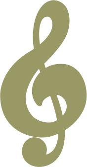 !3 Фігура різьблена для декору СКРИПКОВИЙ КЛЮЧ (ДВП 2,5мм) 10см