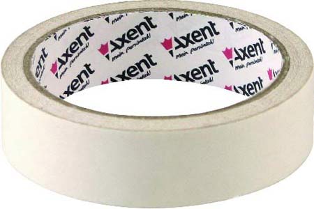 Скотч двосторонній"Axent" 12-18мм х10м( (для продажи) /3100
