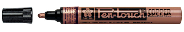 Маркер перманент.SAKURA "PenTouch" "Medium" 2,0мм МІДЬ - очень насыщенный