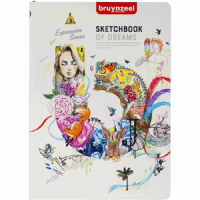 *Альбом д/граф.140гр книжк.форм.обкл.тверд.з гум.заклад.Bruynzeel 80арк.21х29,7 А4