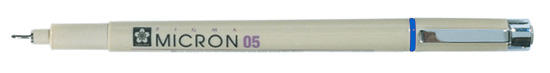 Лінер "Pigma Micron05" 0,45мм водостійкий SAKURA Bruynzeel БЛАКИТНИЙ
