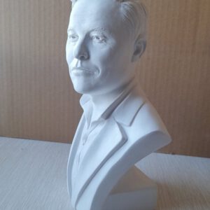 *БЮСТ ІЛОНА МАСК фігура для декору (гіпс) 22х14х9см