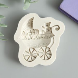 !Нет скидок Молд силіконовий "Коляска"1,5х6,5х8см