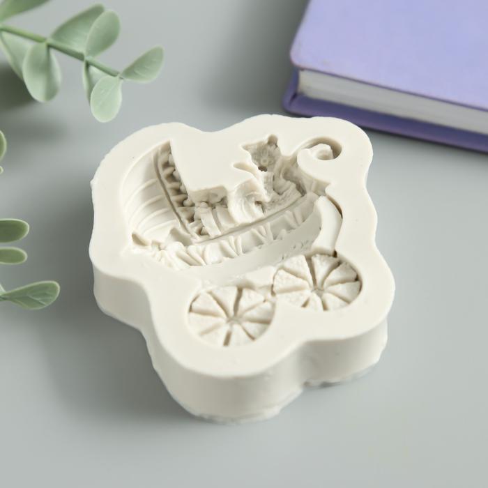 !Нет скидок Молд силіконовий "Коляска"1,5х6,5х8см