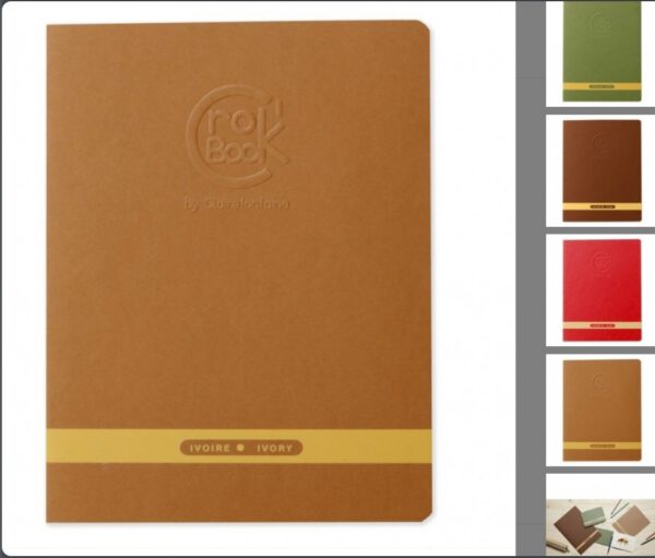 Блокнот д/начерків 90г книжк.форм.Clairefontaine 24арк.17Х22см СЛОНОВА КІСТКА