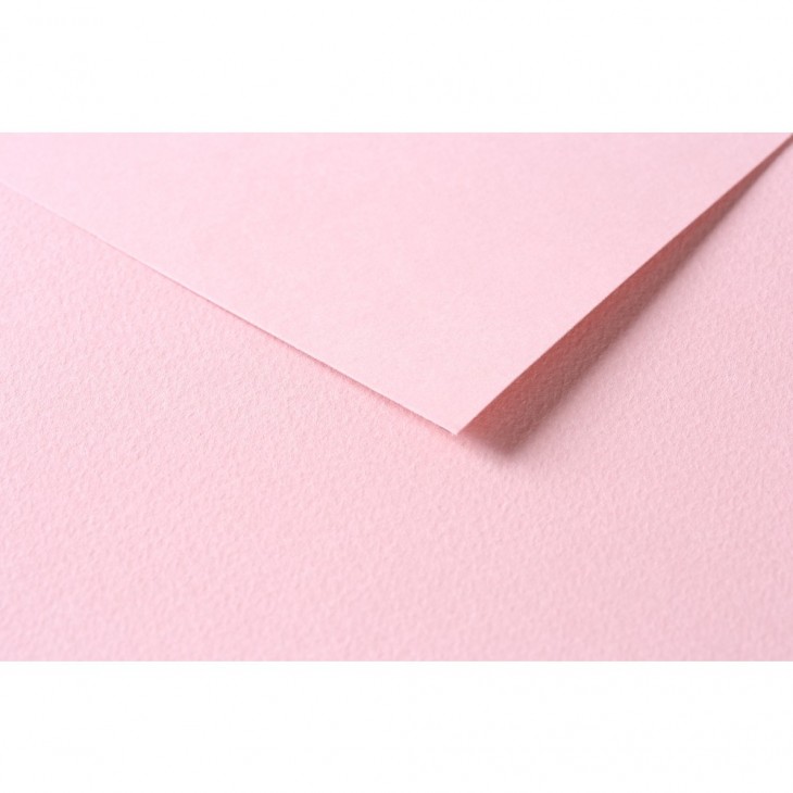 R Папір д/пастелі 160гр др.зерно 100%цел. Tulipe Clairefontaine 50х65см упак.25арк.РОЖЕВИЙ СВІТЛИЙ
