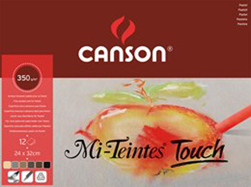 RR Альбом-склейка д/пастелі 350г 100% цел. MI-TEINTES® TOUCH 12арк.24х32см