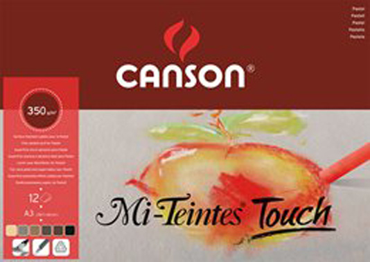 RR Альбом-склейка д/пастелі 350г 100% цел. MI-TEINTES® TOUCH 12арк.29,7х42см