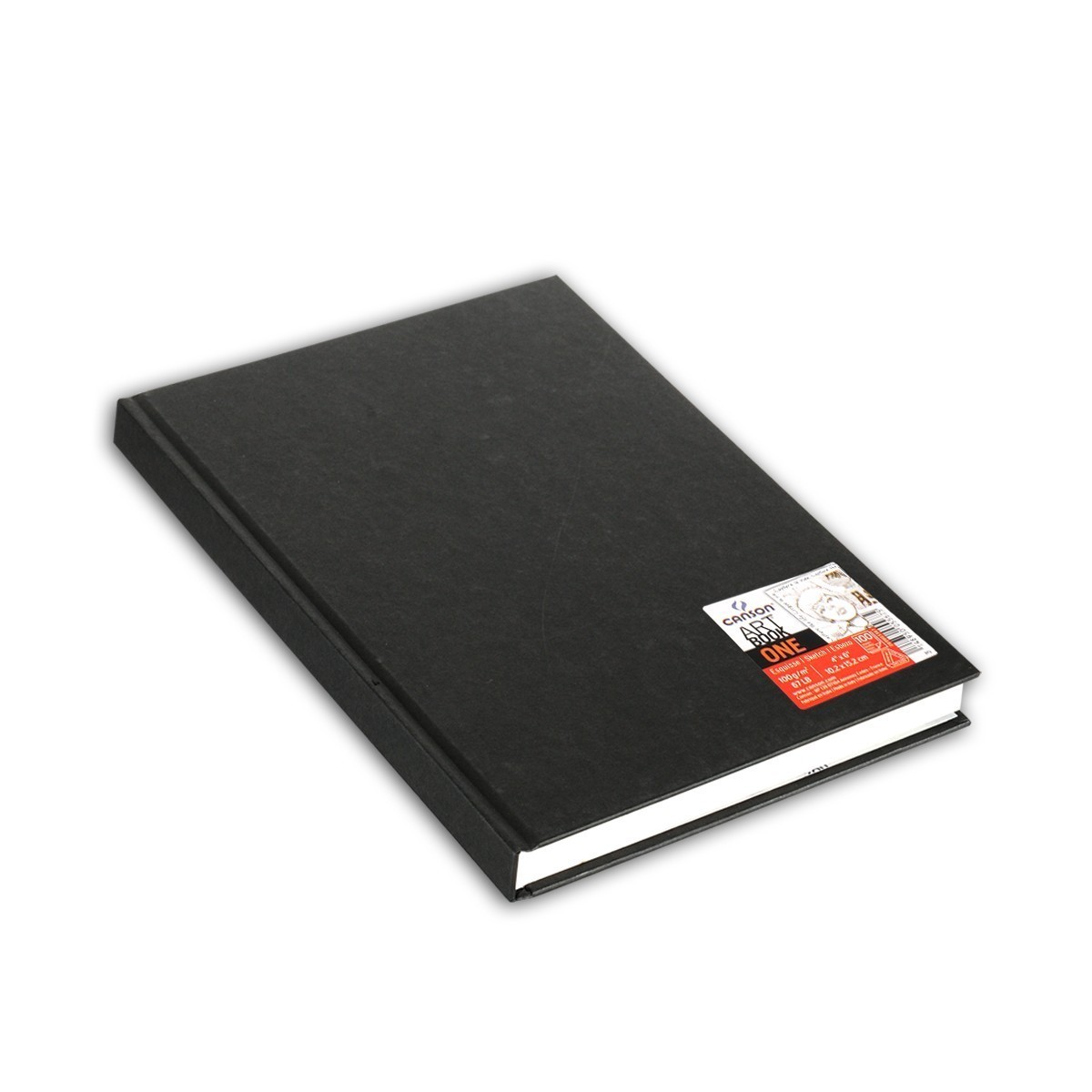 RR Блокнот д/начерків 100гр цел.обкл.чорна книжк.ф."ONE" 98арк.10,2x15,2см