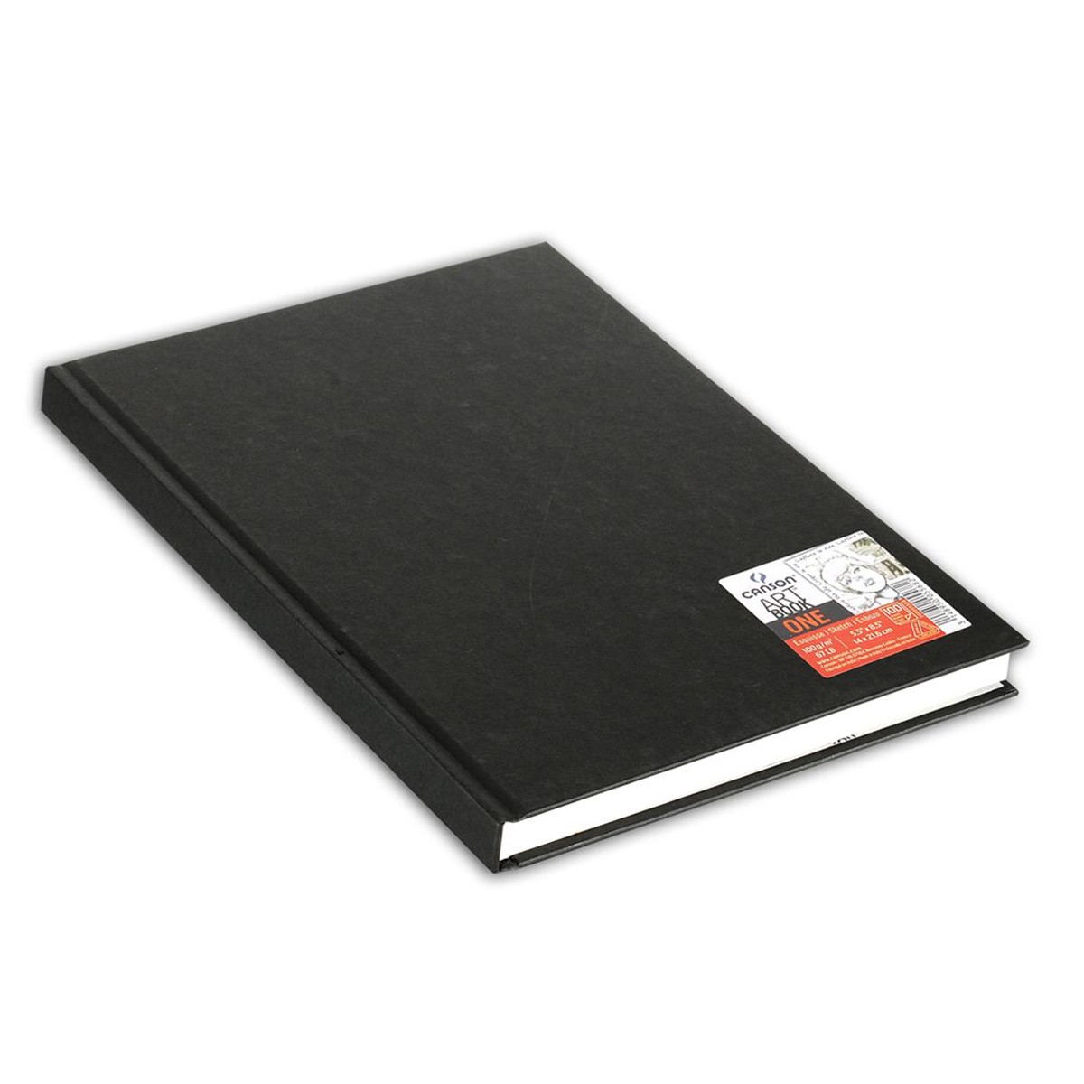 RR Блокнот д/начерків 100гр обкл.чорна книжк.ф."ONE" 98арк.21,6х27,9см
