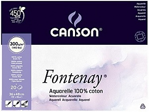 ЗНЯТІ З ВИР-ВА,Склейка д/акв.300г "Fontenay Rough/Torchon" 20л 36х48см