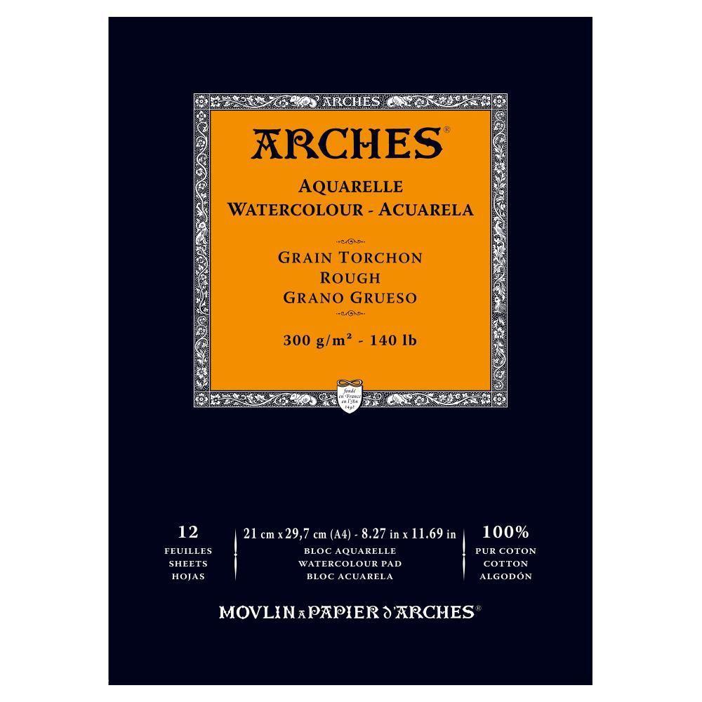 Альбом-склейка д/акв.300гр Torschon 100% бавов.альбом.ф.Arches 12арк. 21х29,7см