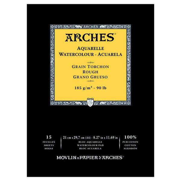 Альбом-склейка д/акв.185гр Torschon 100% бавов.альбом.ф.Arches 15арк. 21х29,7см