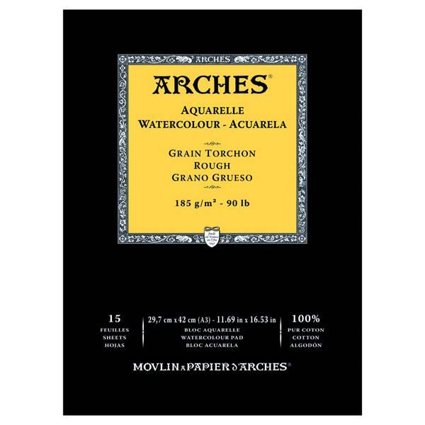 Альбом-склейка д/акв.185гр Torschon 100% бавов.альбом.ф.Arches 15арк. 29,7х42см