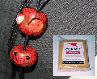 ЗНЯТІ З ВИР-ВА,Полимерный моделин "CERNIT-Glamur" 500гр БІЛИЙ