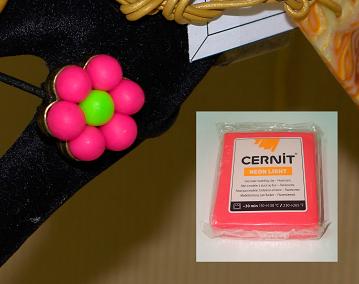 ЗНЯТІ З ВИР-ВА,Полимерный моделин "CERNIT-NEON" 56гр БІРЮЗОВИЙ