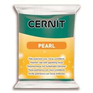Полімерний моделін "CERNIT-PEARL" 56гр|ПЕРЛАМУТР ЗЕЛЕНИЙ