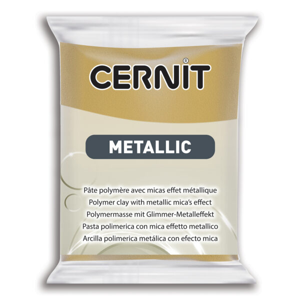 Полімерний моделін "CERNIT-METALLIC" 56гр|ЗОЛОТО ТЕМНЕ