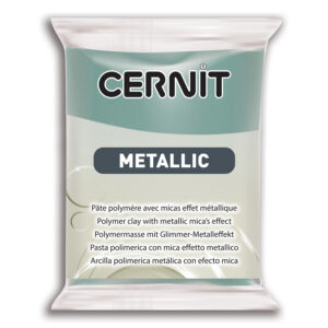 Полімерний моделін "CERNIT-METALLIC" 56гр|ЗОЛОТО БІРЮЗОВЕ