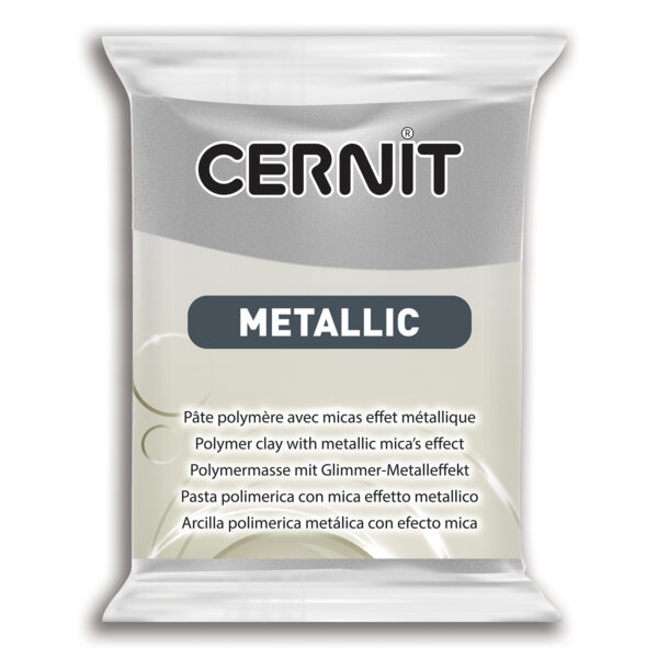 Полімерний моделін "CERNIT-METALLIC" 56гр|СРІБЛО