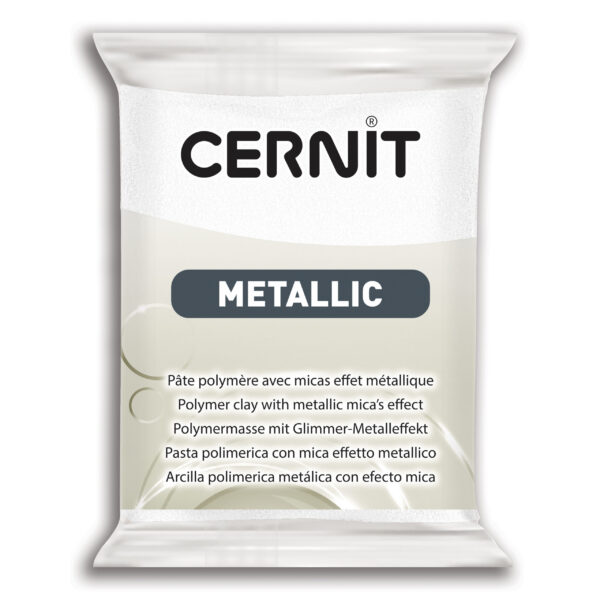 Полімерний моделін "CERNIT-METALLIC" 56гр|БІЛИЙ ПЕРЛАМУТР