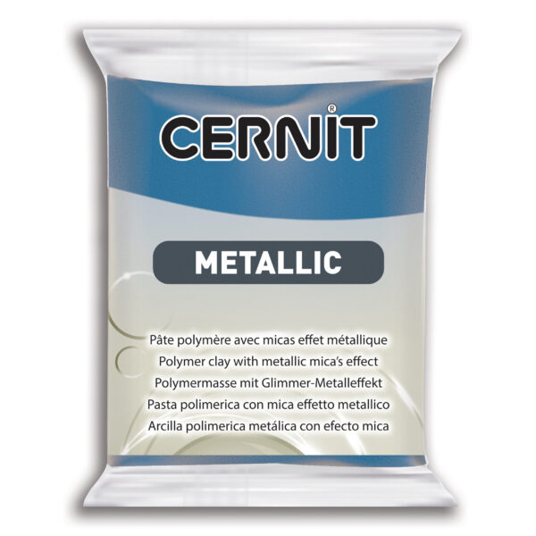 Полімерний моделін "CERNIT-METALLIC" 56гр|СИНІЙ