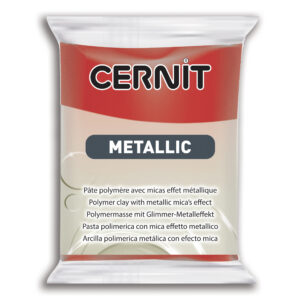 Полімерний моделін "CERNIT-METALLIC" 56гр|ЧЕРВОНИЙ