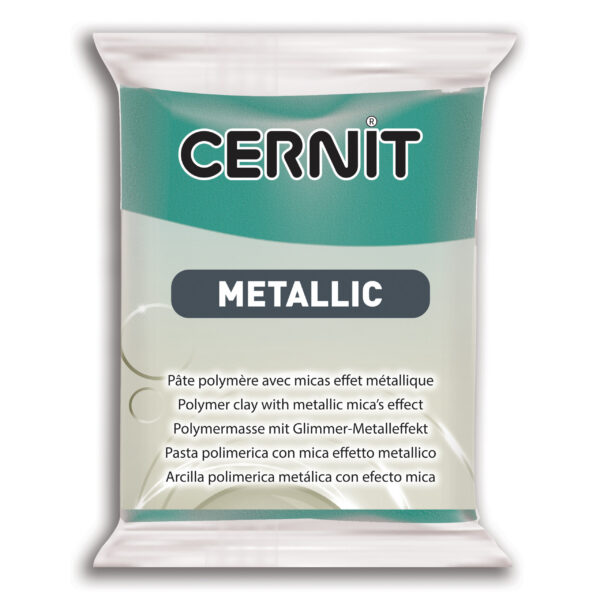 Полімерний моделін "CERNIT-METALLIC" 56гр|БІРЮЗОВИЙ