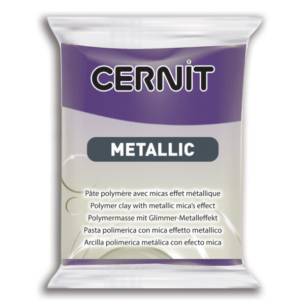 Полімерний моделін "CERNIT-METALLIC" 56гр|ФІОЛЕТОВИЙ