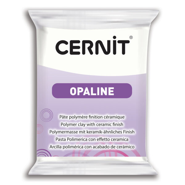 Полімерний моделін "CERNIT-OPALINE" 56гр|БІЛИЙ