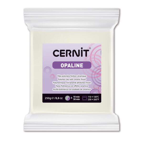 Полімерний моделін "CERNIT-OPALINE" 250гр|БІЛИЙ