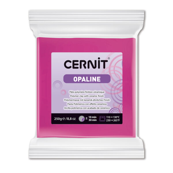 Полімерний моделін "CERNIT-OPALINE" 250гр|МАДЖЕНТА