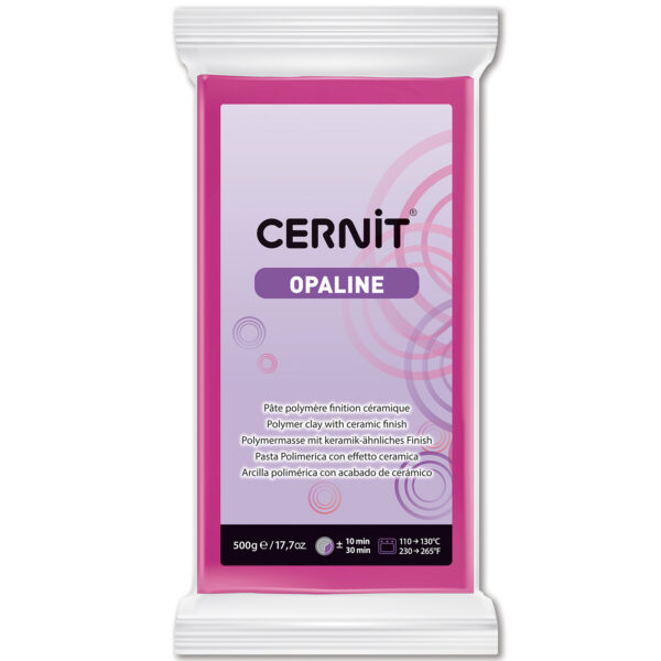 Полімерний моделін "CERNIT-OPALINE" 500гр|МАДЖЕНТА