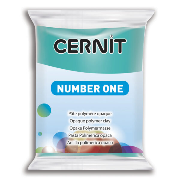 Полімерний моделін "CERNIT NUMBER ONE" 56гр|БІРЮЗОВИЙ
