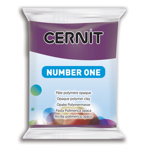 ЗНЯТІ З ВИР-ВА, Полімерний моделін "CERNIT NUMBER ONE" 56гр|ПУРПУРНИЙ