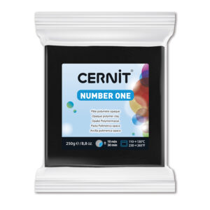 Полімерний моделін "CERNIT NUMBER ONE" 250гр|ЧОРНИЙ