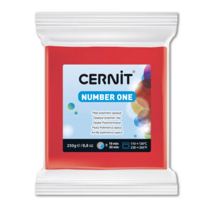 Полімерний моделін "CERNIT NUMBER ONE" 250гр|ЧЕРВОНИЙ