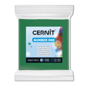 Полімерний моделін "CERNIT NUMBER ONE" 250гр|ЗЕЛЕНИЙ