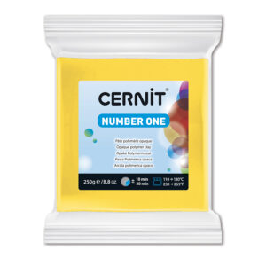 Полімерний моделін "CERNIT NUMBER ONE" 250гр|ЖОВТИЙ