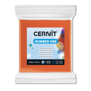 Полімерний моделін "CERNIT NUMBER ONE" 250гр|ОРАНЖЕВИЙ