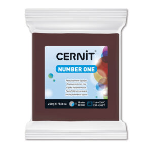 Полімерний моделін "CERNIT NUMBER ONE" 250гр|КОРИЧНЕВИЙ
