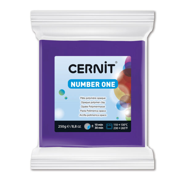 Полімерний моделін "CERNIT NUMBER ONE" 250гр|ФІОЛЕТОВИЙ