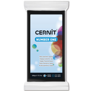 Полімерний моделін "CERNIT NUMBER ONE" 500гр|ЧОРНИЙ