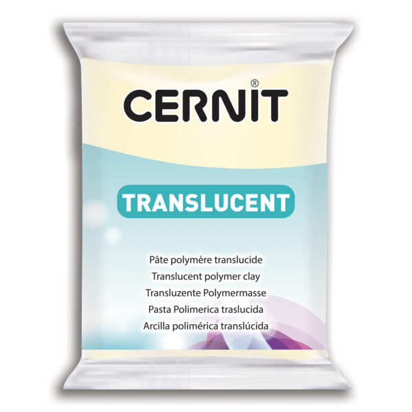 Полімерний моделін "CERNIT-TRANSLUCENT" 56гр|прозорий ФОСФОР