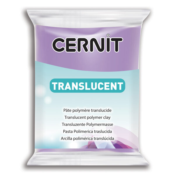 Полімерний моделін "CERNIT-TRANSLUCENT" 56гр|прозорий ФІОЛЕТОВИЙ