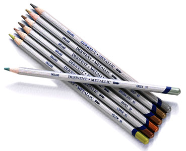 Олівець "Metallic" Derwent 91 ЗЕЛЕНИЙ