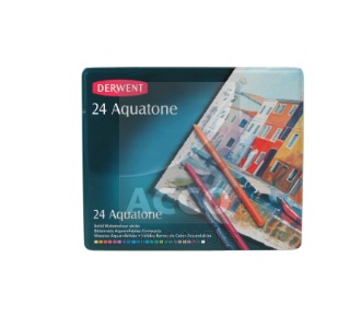 Набір грифелей акв."AQUAtone" в мет.кор.d7мм 24кол.